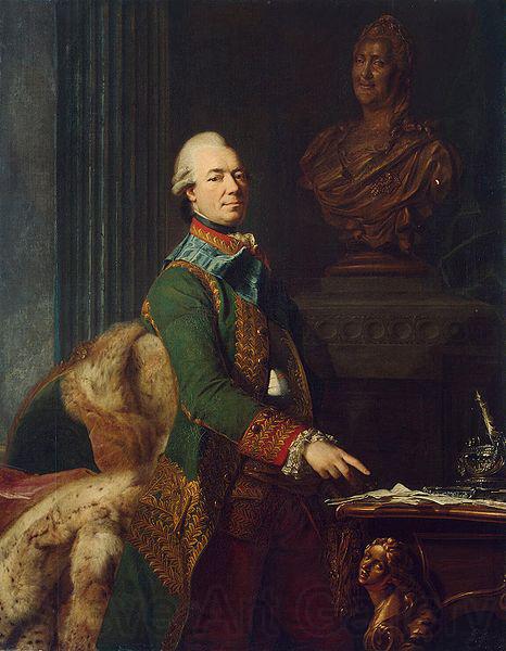Alexander Roslin Portrait of Count Chernyshev France oil painting art